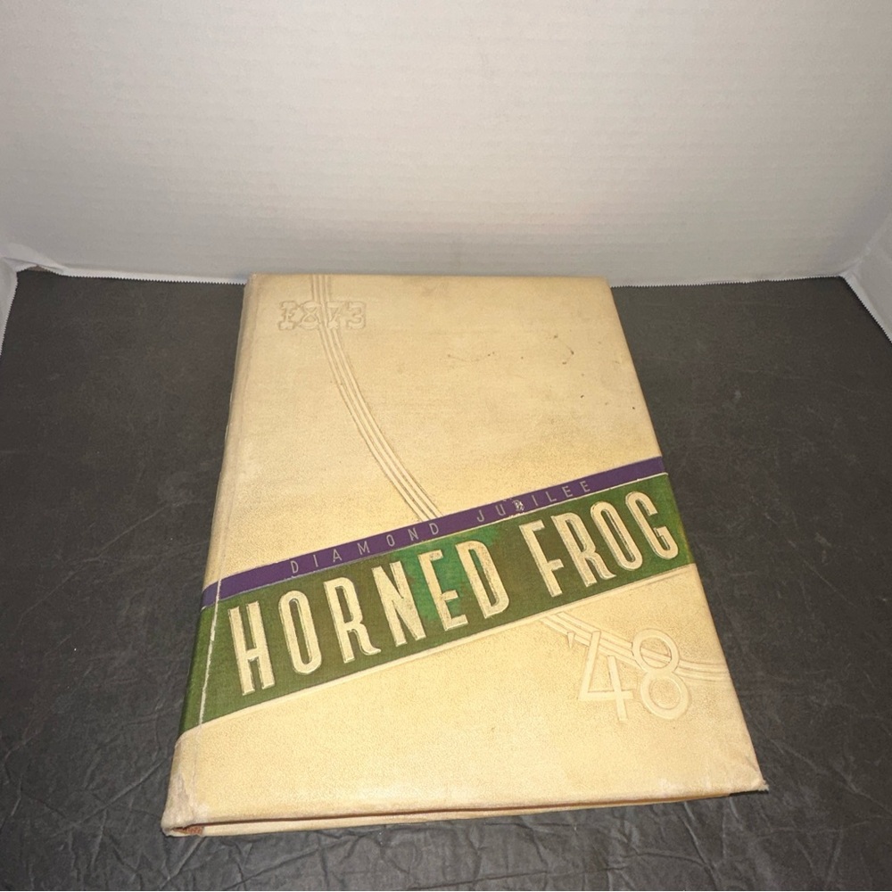 1873 - 1948 TCU HORNED FROG Diamond Jubilee Yearbook Ft Worth TX TCU Horn Frogs